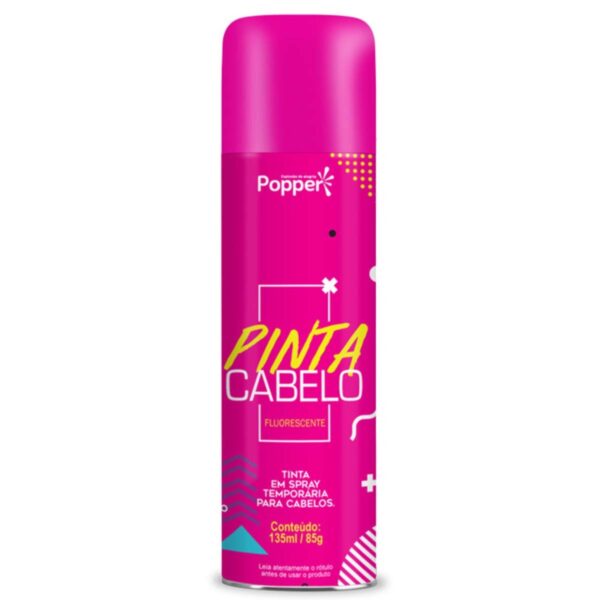 Spray de Cabelo Neon Rosa Brilha no Escuro Com Luz Negra Fluorescente Colorido - Imagen 3