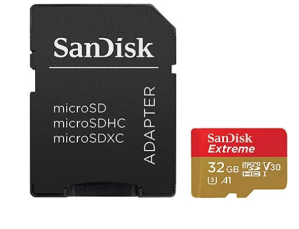 Cartão de memória micro SD 32gb com adaptador Classe10 A1/U3/4K SanDisk BT 1 UN - Imagen 2