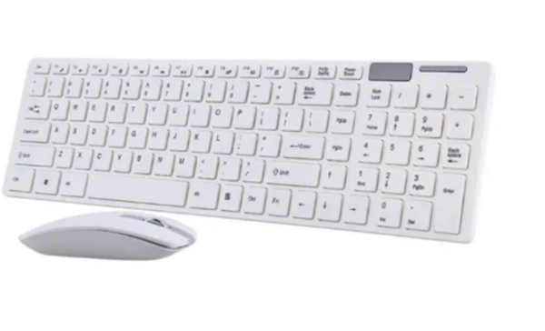 Kit Teclado E Mouse Óptico Sem Fio Slim Português - Imagen 2