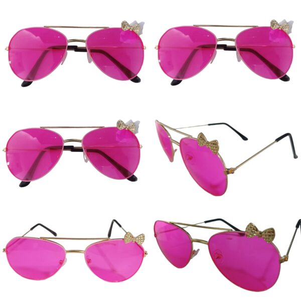 Barbie Rosa Oculos Formato De Coração Estiloso Infantil - Imagen 10