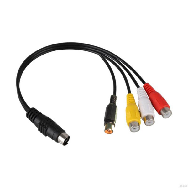 Cabo 4 RCA femea para XLR macho 5 pinos 1,80 metros Jack - Imagen 2